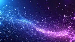 梦幻科技星空网络背景图