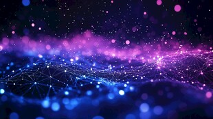 梦幻科技背景 绚丽粒子效果