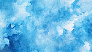 蓝色梦幻水彩纹理背景