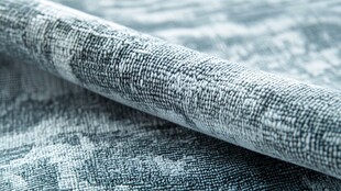 蓝灰色纹理布料特写