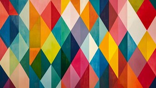 多彩几何图案背景