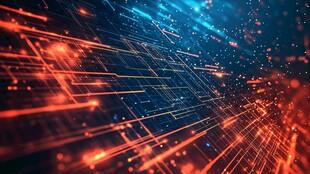 炫彩科技光线动态背景图