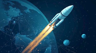 火箭升空开启星际之旅