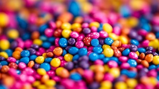 缤纷多彩糖果粒