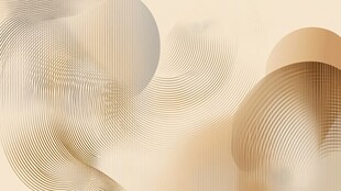 抽象几何线条米色背景图案
