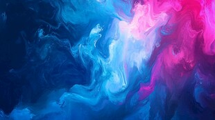 梦幻蓝粉流体艺术背景