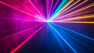 炫彩激光光线背景特效图