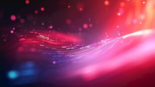 梦幻炫彩流动光效背景图