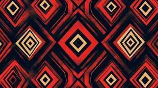 红黑几何图案纹理背景