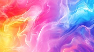 梦幻多彩流体背景纹理