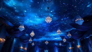 梦幻星空主题浪漫宴会厅