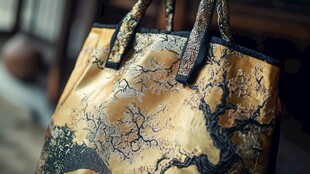 中式古风刺绣精美手提包