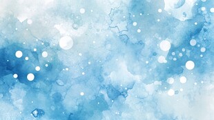 梦幻蓝白水彩背景纹理