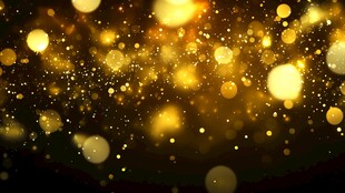 金色梦幻光斑背景图