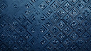 深蓝色纹理浮雕图案背景