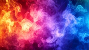 五彩梦幻烟雾背景画面