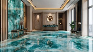 奢华大气的现代风玄关设计