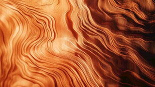 橙色波纹纹理抽象背景图