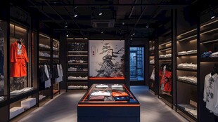 中式风格高端服饰专卖店