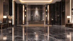 奢华大理石风格酒店大堂