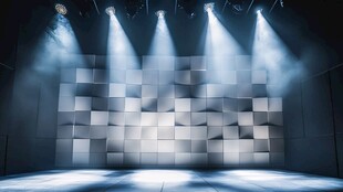 梦幻舞台灯光布景效果