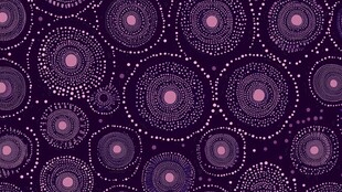 紫色圆圈几何图案背景