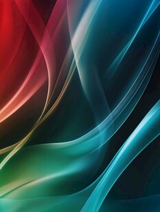 绚丽动感彩色线条背景图