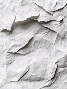 白色褶皱纸张纹理背景