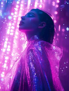 梦幻光影中的闪耀女性
