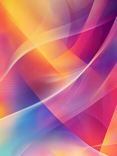 绚丽多彩的抽象线条背景