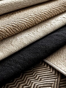 多样纹理的精美织物