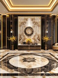豪华大气的大理石客厅空间