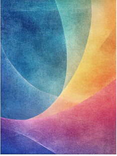 梦幻多彩渐变抽象背景图