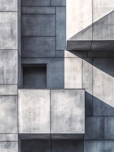 混凝土建筑的几何美学