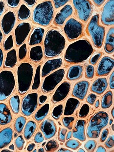 蓝黑斑驳石纹纹理图案