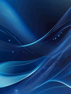 蓝色动感线条科技风背景