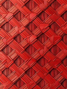 红色编织纹理图案背景