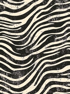 斑马纹复古风纹理图案