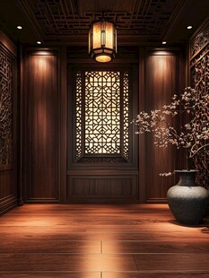 中式古典风格雅致门厅
