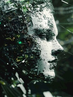 机械人脸 科技与艺术的融合