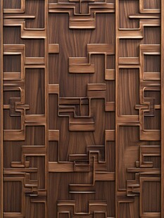 木质几何立体纹理背景