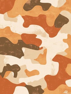 沙漠迷彩图案纹理设计