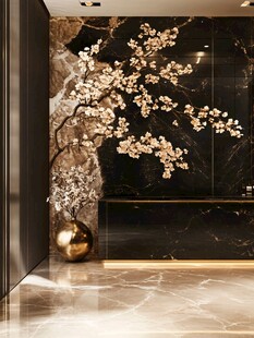 奢华中式玄关装饰设计