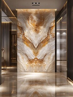 奢华大理石玄关背景墙