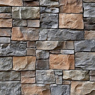 石砌墙面纹理 自然质感