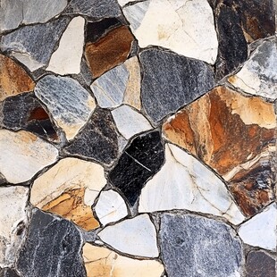 彩色碎拼石材纹理图案