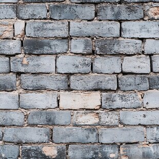 古老灰砖墙纹理特写