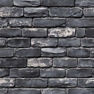 复古灰黑色砖墙纹理