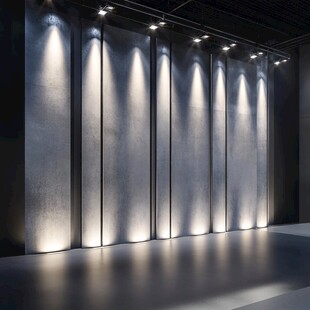 现代光影墙面空间设计