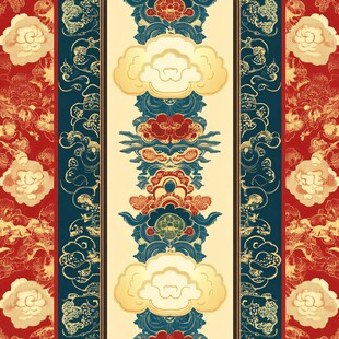 中式传统花纹精美图案
